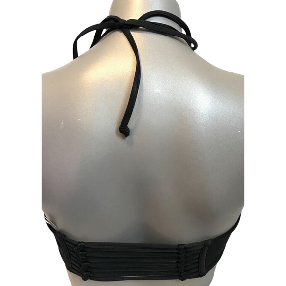 Victoria's Secret PINK Bright Watercolor Knotted Body Wrap Halter Swim Top XS - Picture 2 of 2